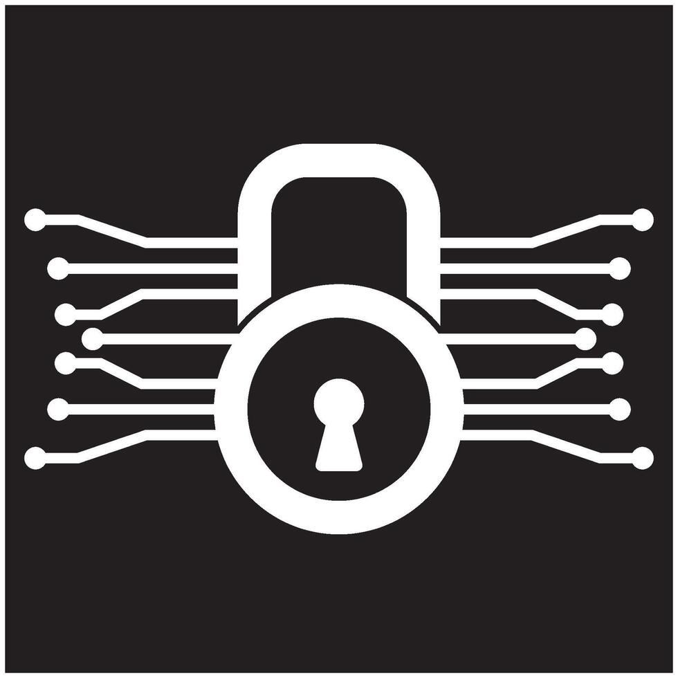 Padlock icon illustration design vector