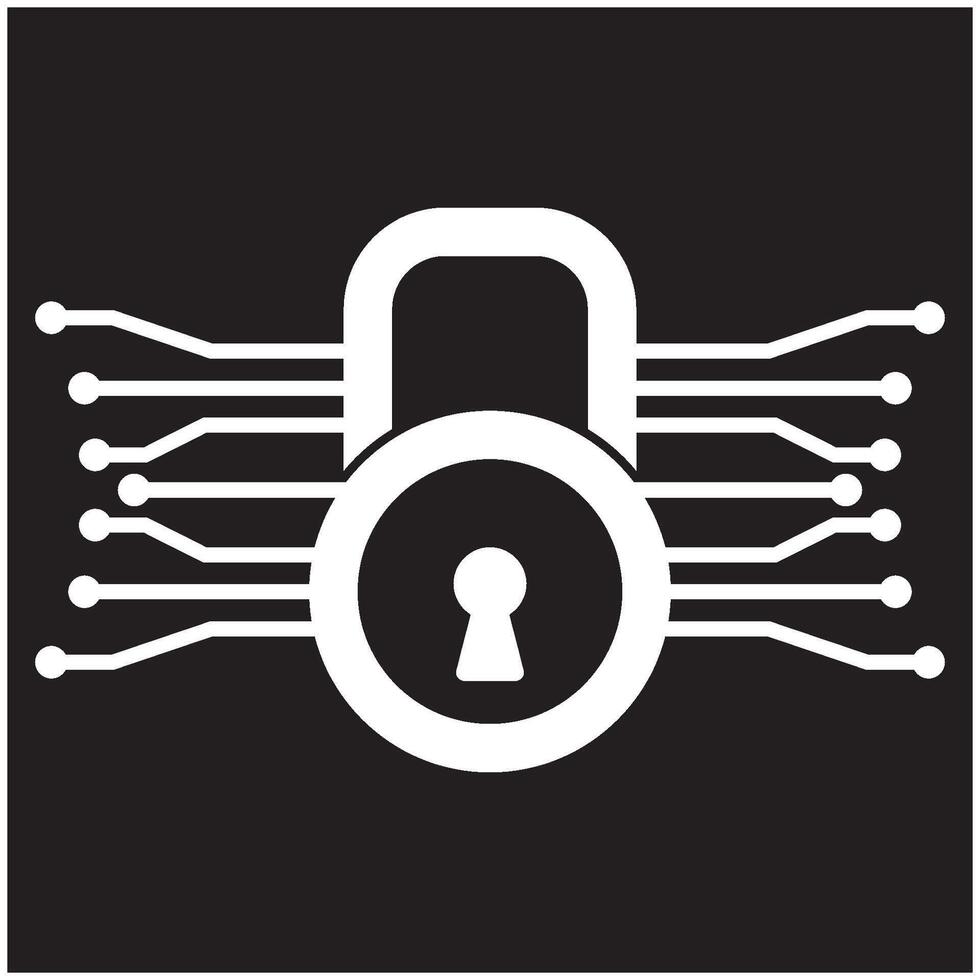 Padlock icon illustration design vector