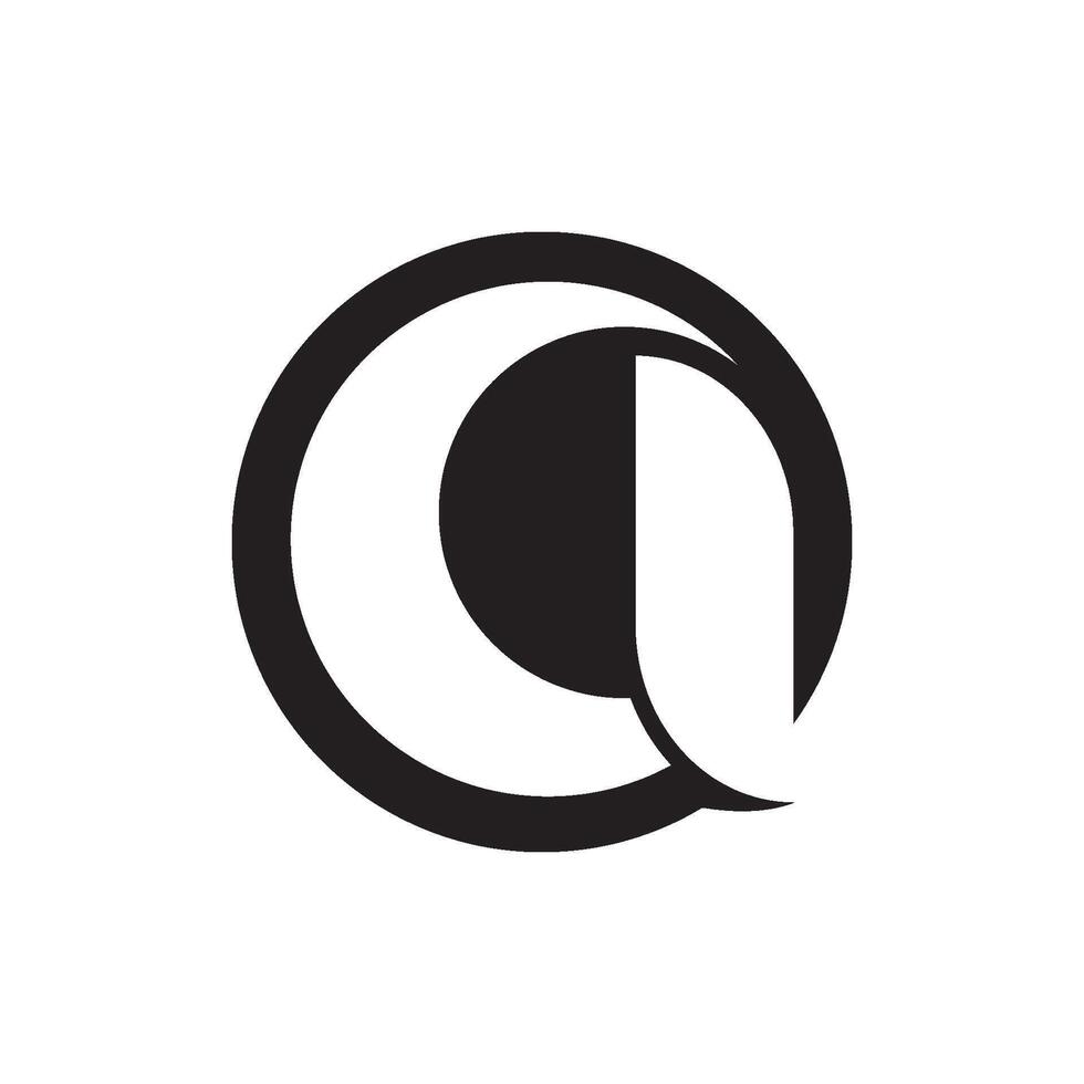 Letter A symbol logo icon, design illustration template vector