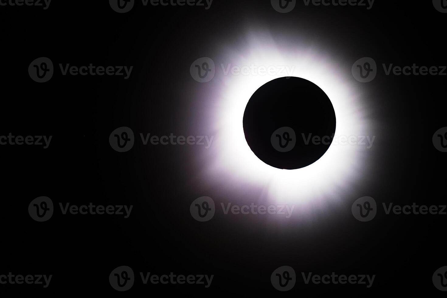 Totality of the solar eclipse April 2024 photo