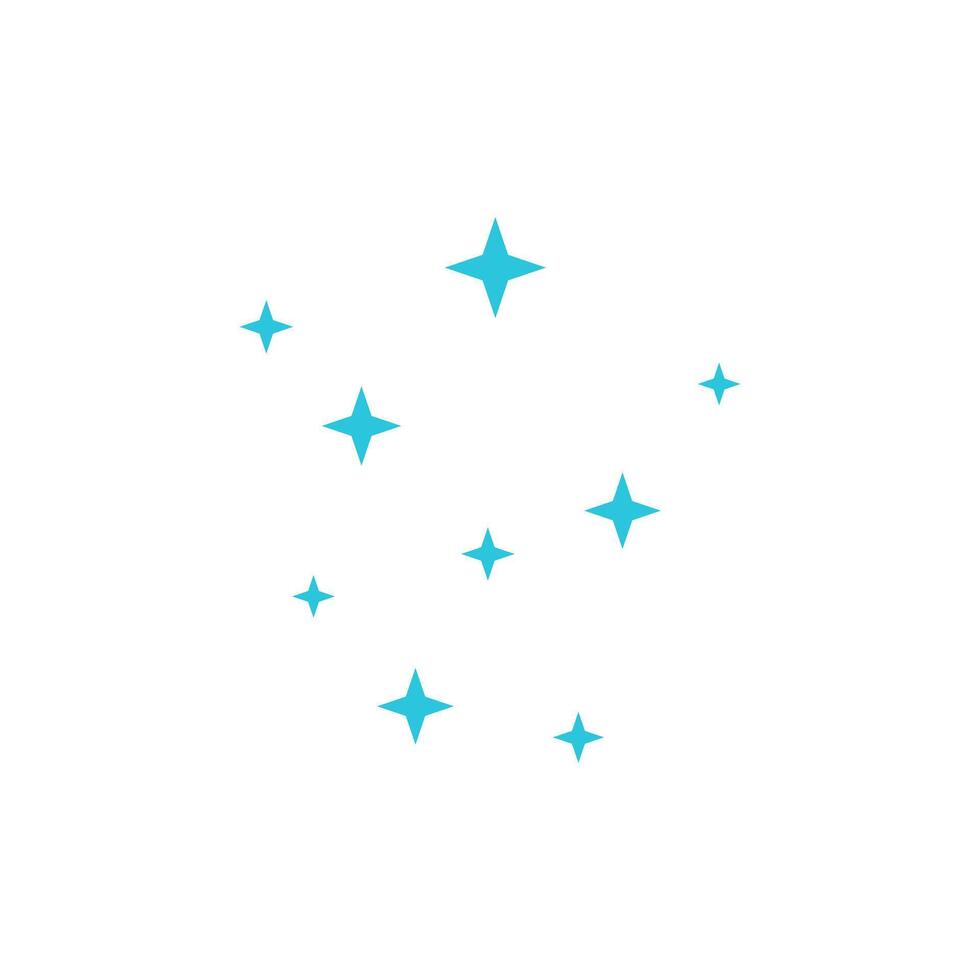 Sparks. Isolated on white background. From blue icon set. vector
