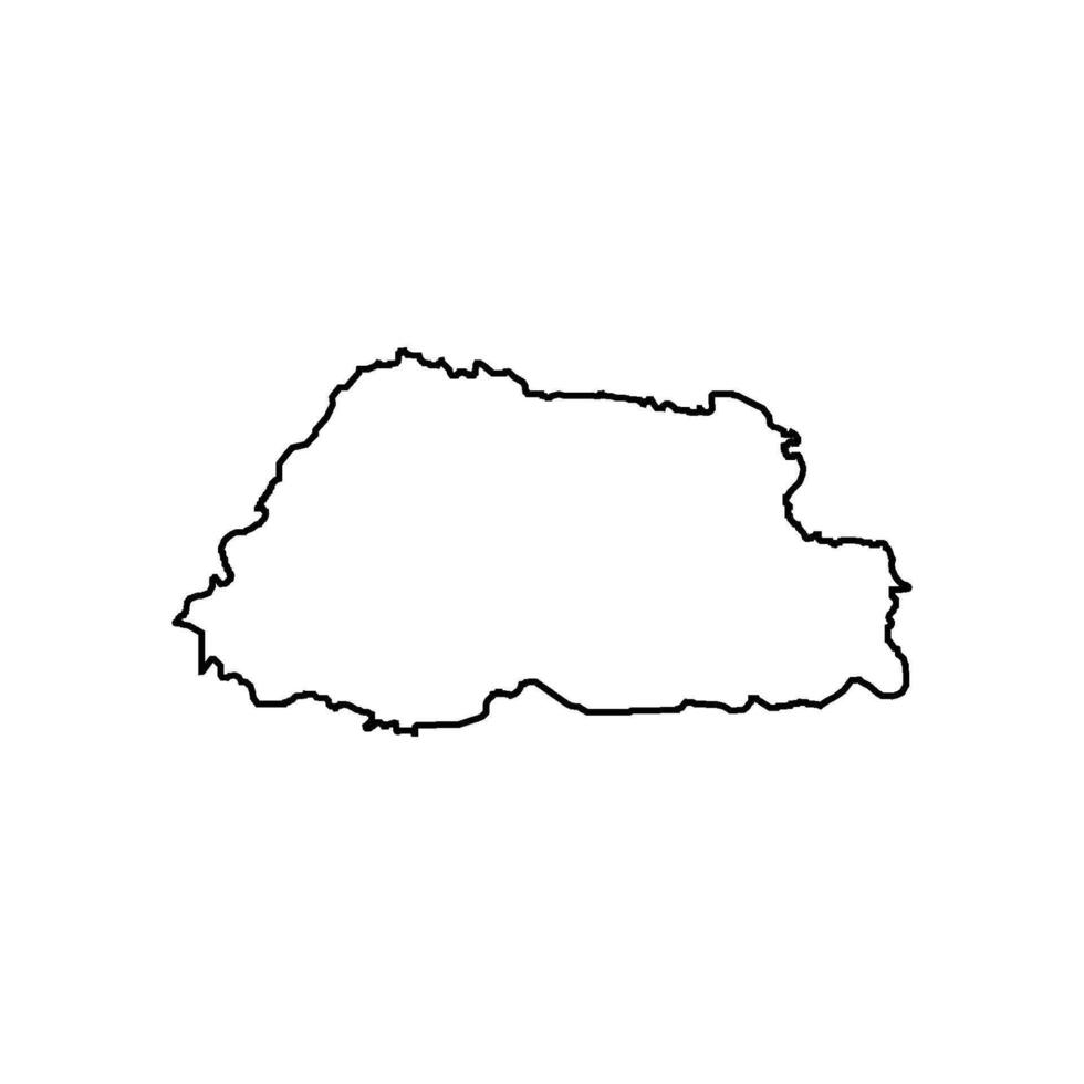 Bhuton map icon vector