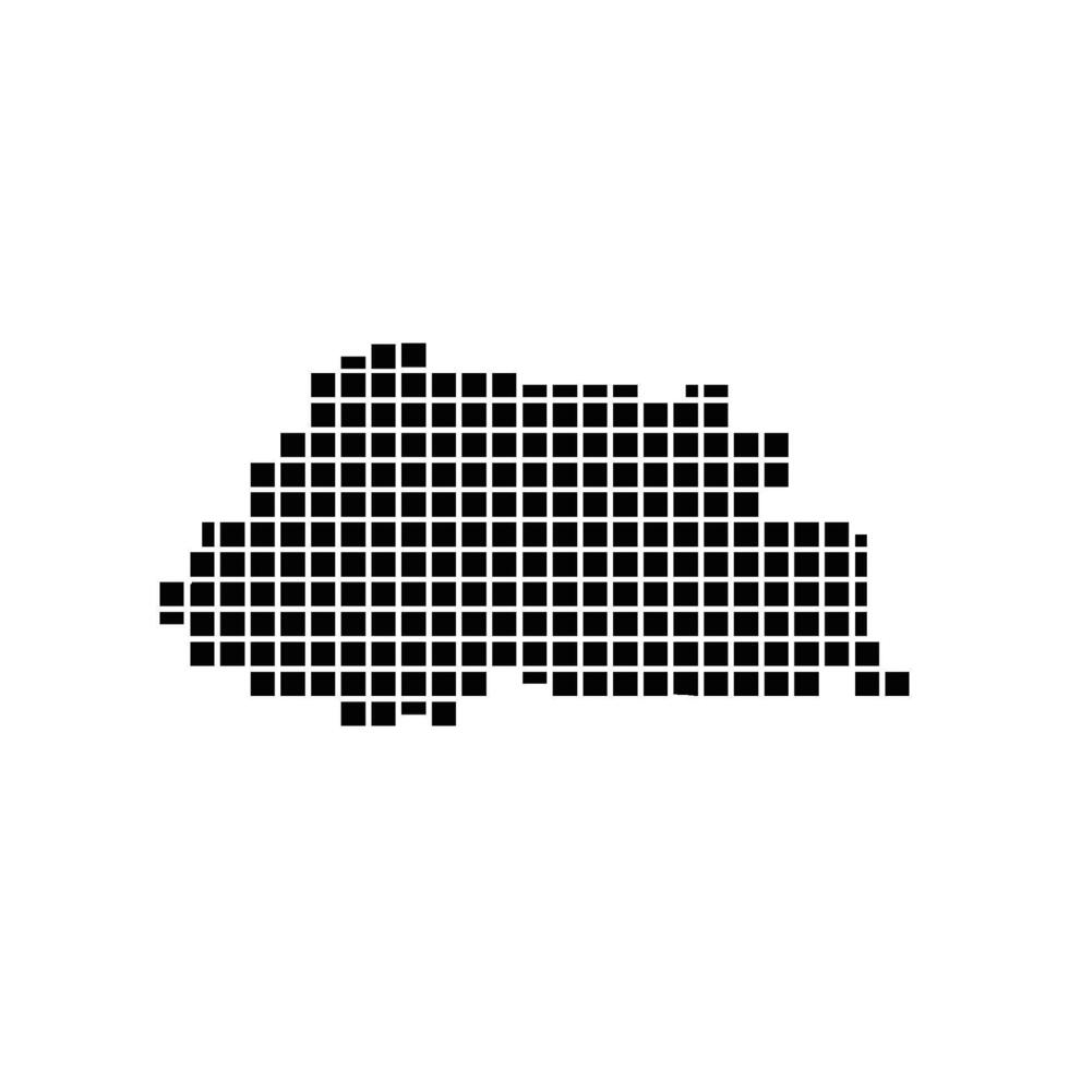 Bhuton map icon vector