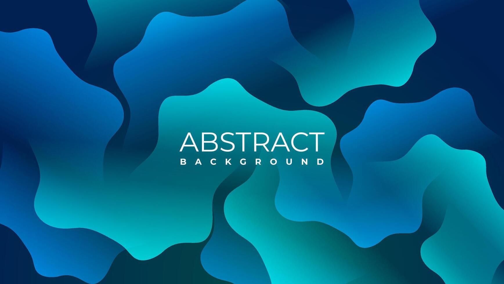 blue gradient background with fluid shapes for wallpaper, banner, presentation, poster, web, etc. vector