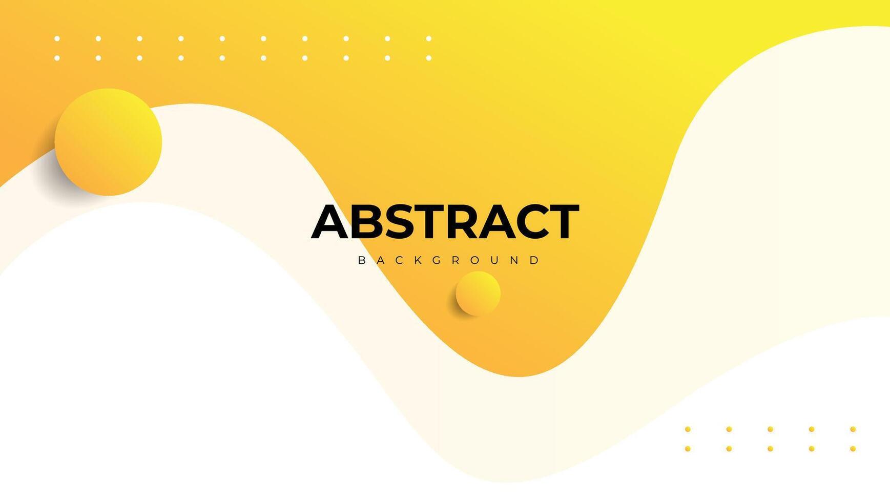 yellow white abstract fluid background. yellow white abstract wave background for banner, poster, web, presentation, etc. vector