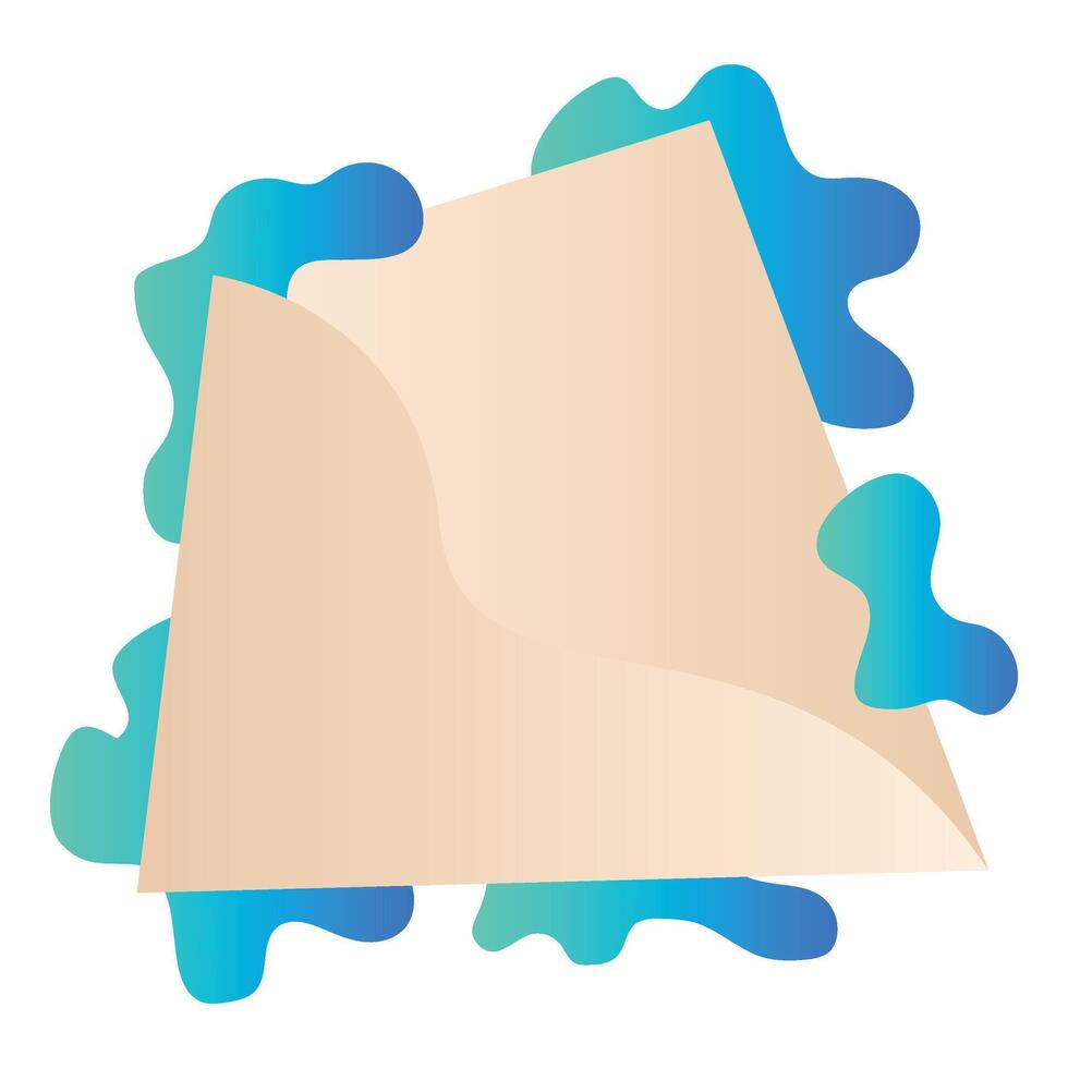 Liquid Abstract Frame vector