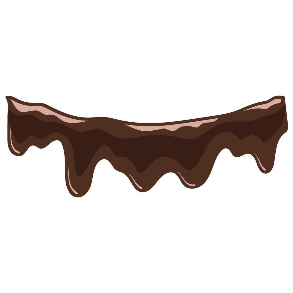 Melted Chocolate Illustration vector