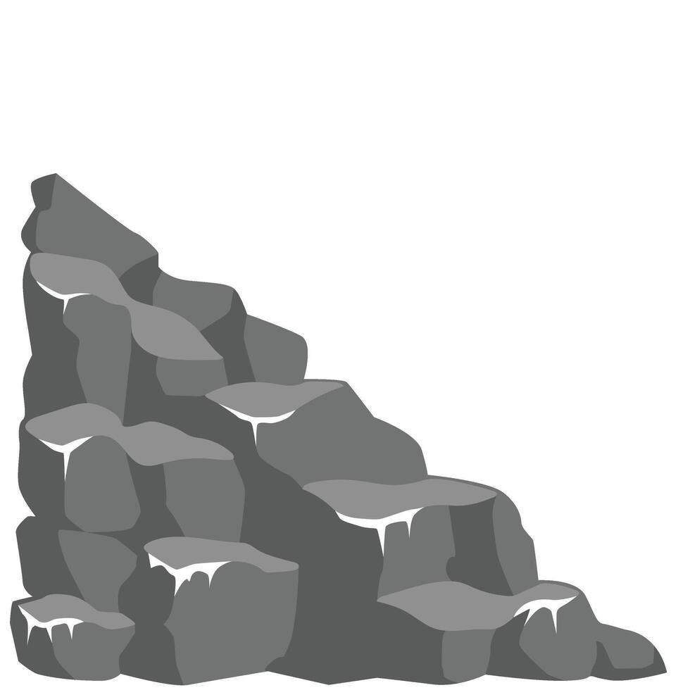 Stone Wall Border vector