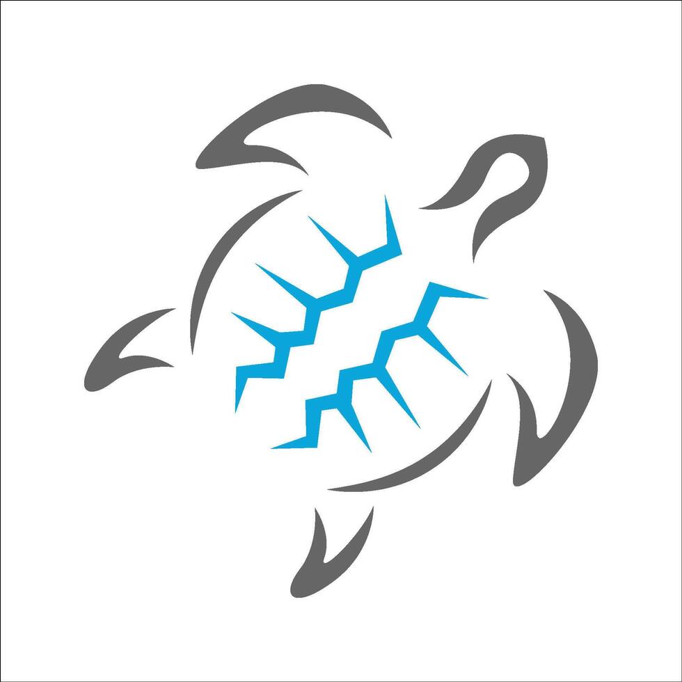 diseño de logotipo de icono de tortuga vector