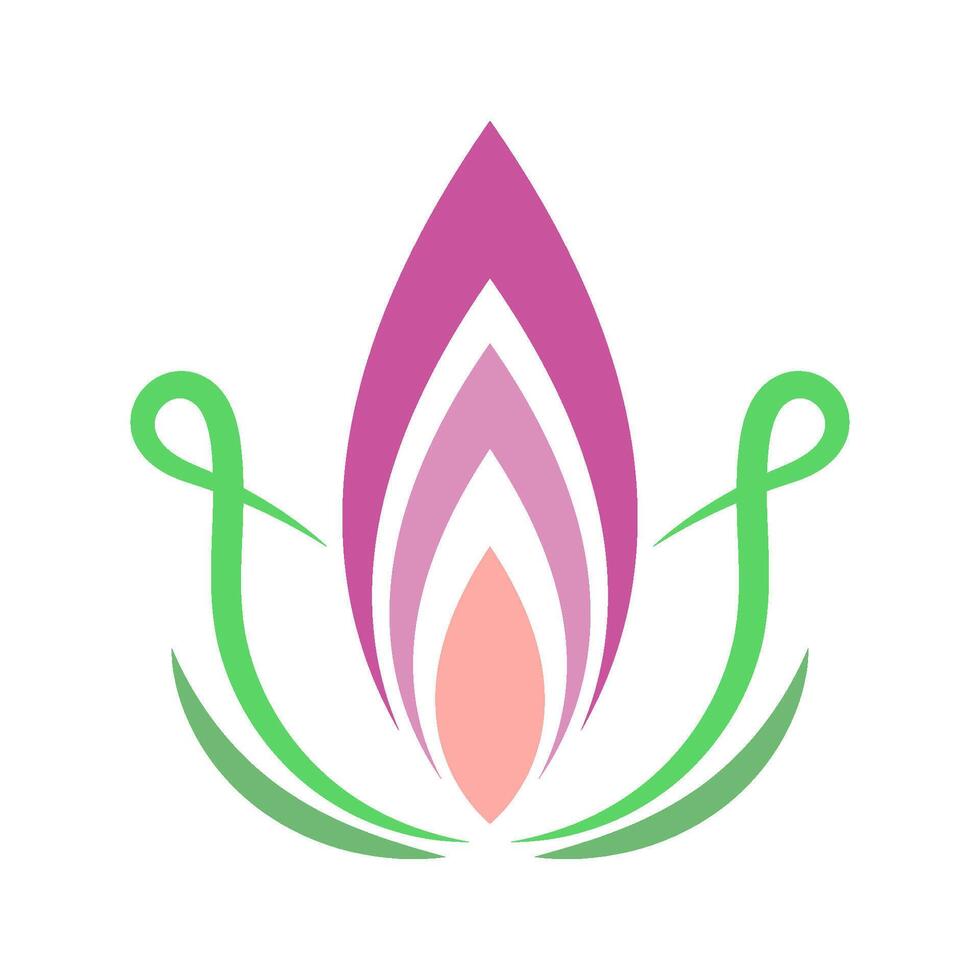 Best Yoga icon Logo design vector