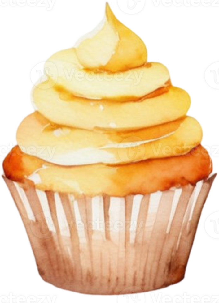 muffins vattenfärg ClipArt illustration png