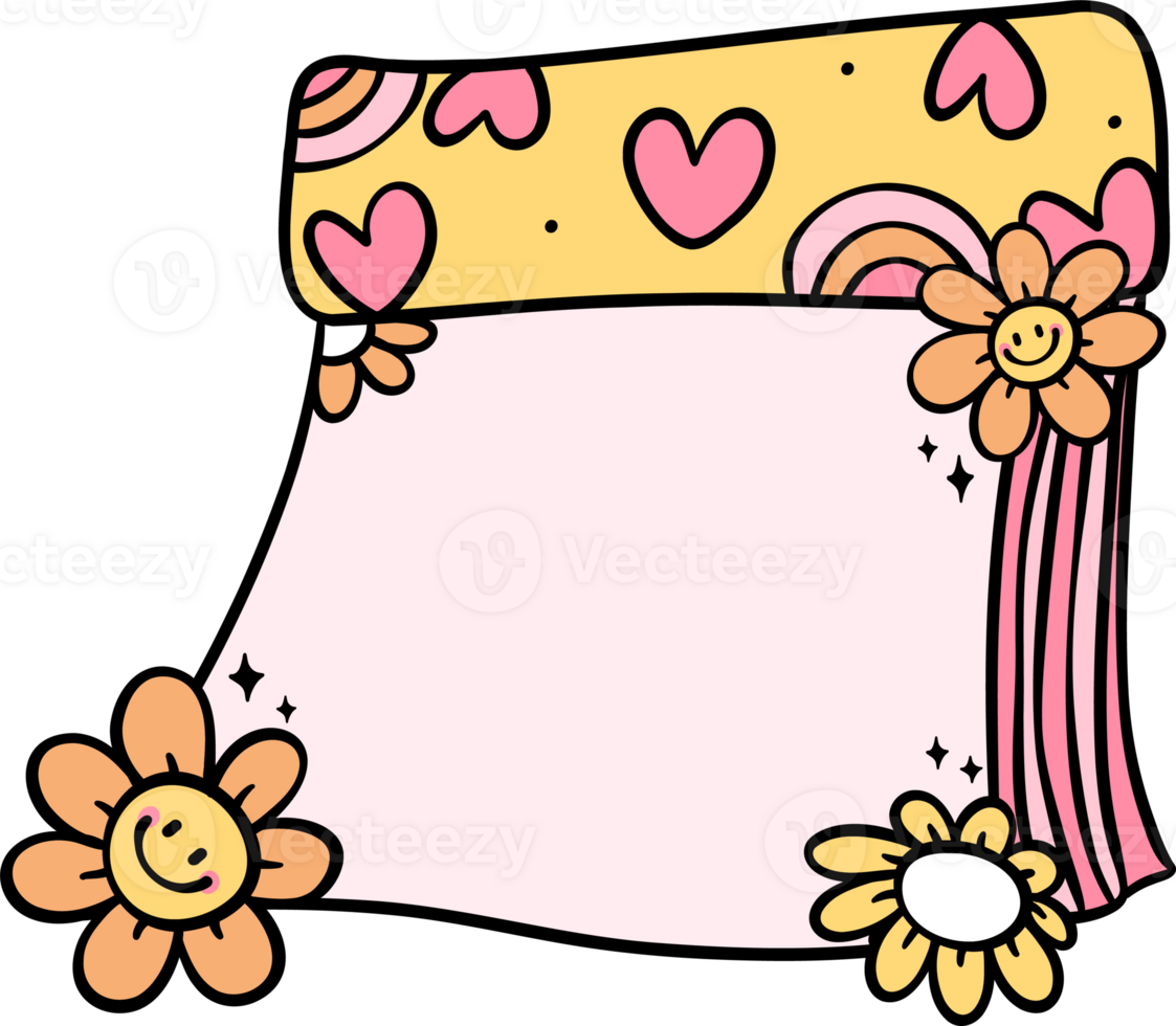 Groovy calendar empty png