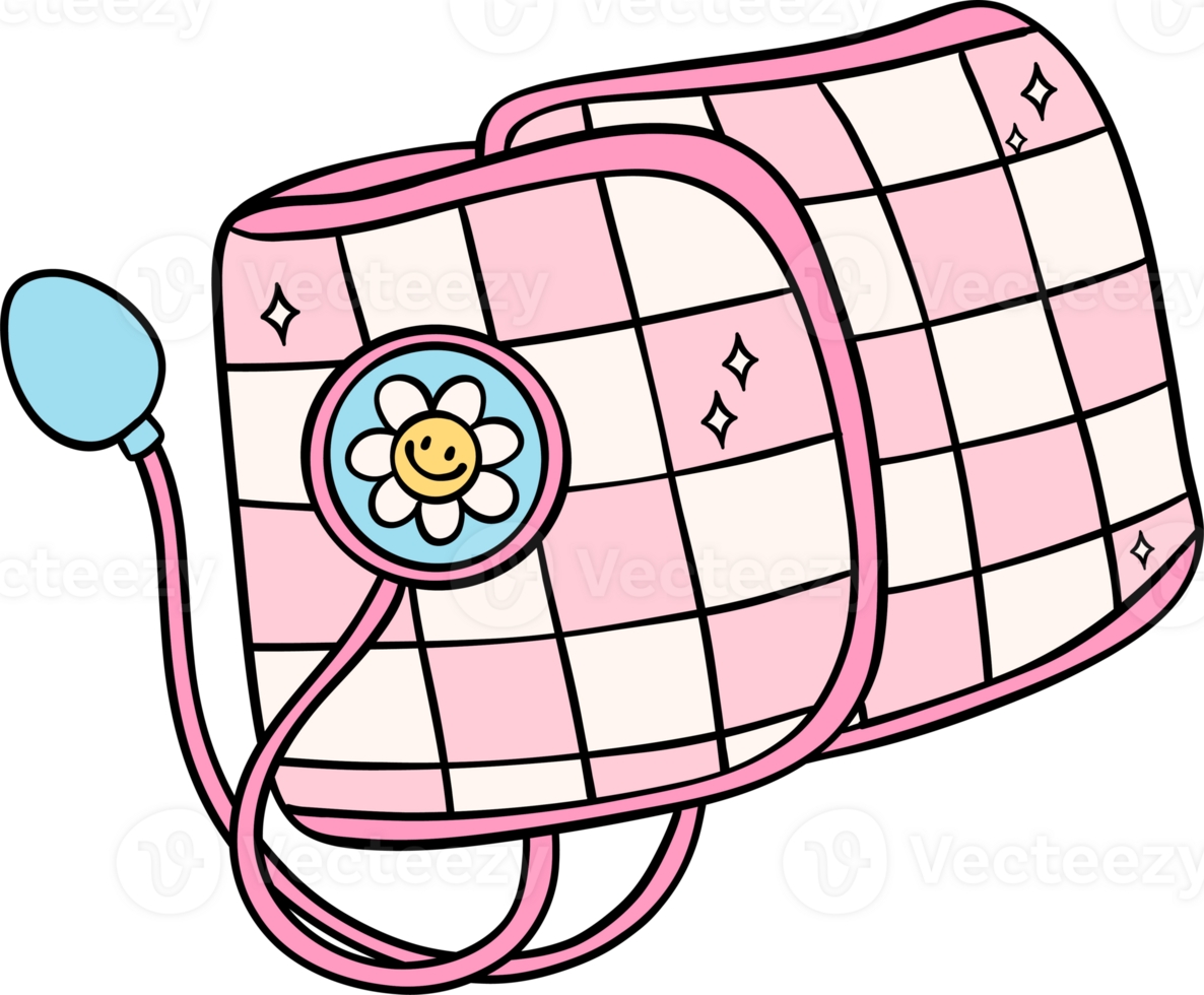 Disco groovy blood pressure cuff png