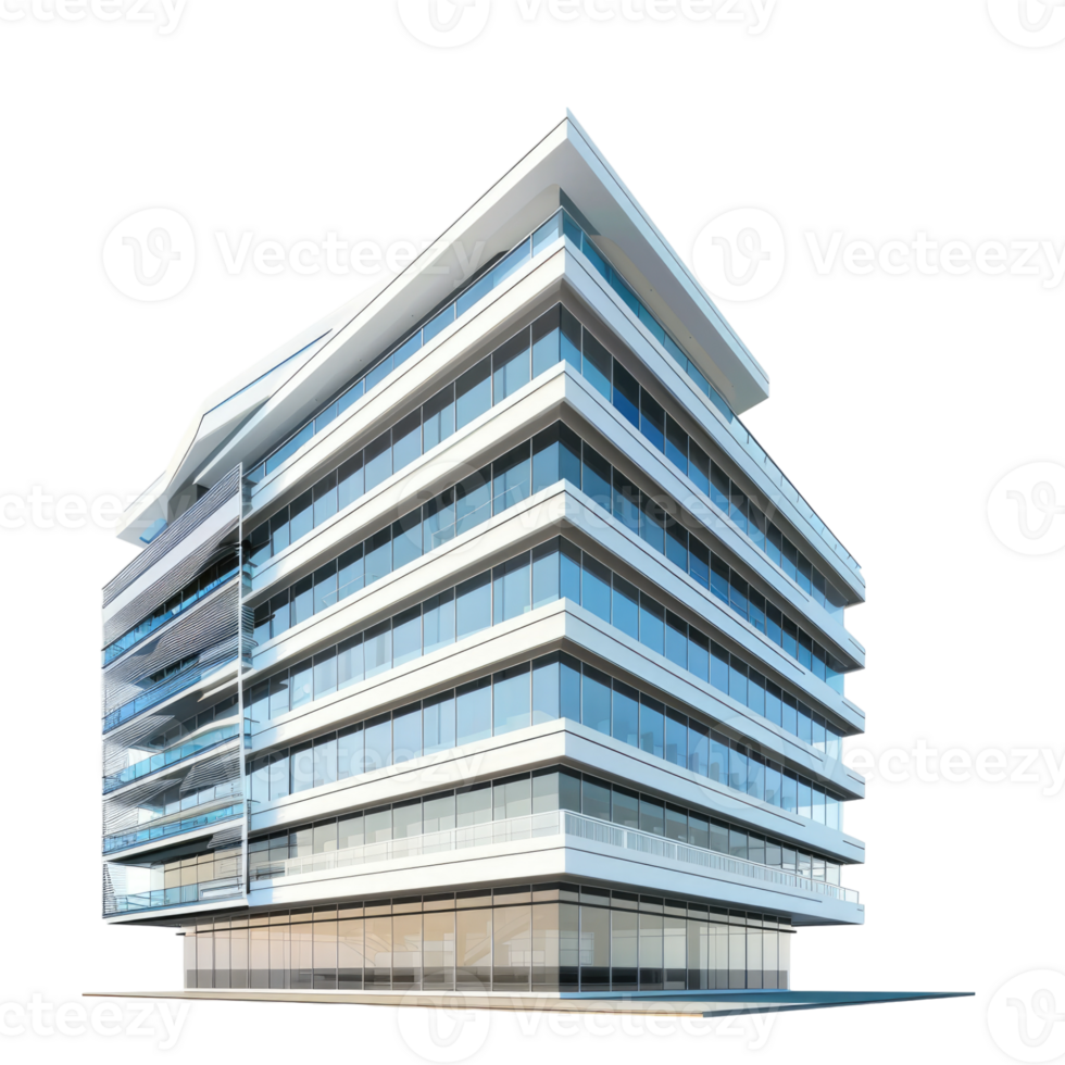 Skyscraper building without background, png