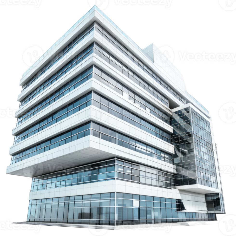 Skyscraper building without background, png