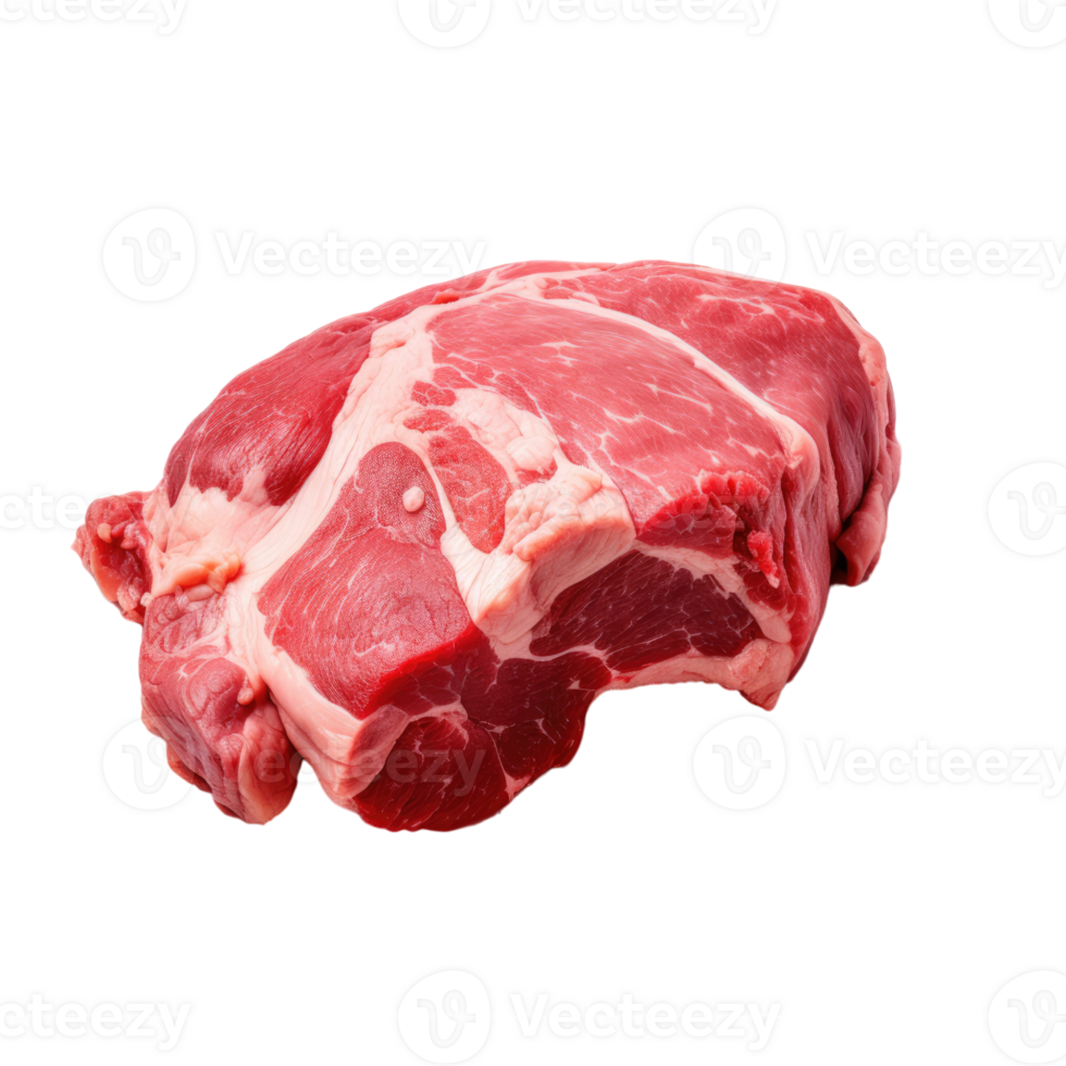 Tasty and delicious meat piece on transparent background png