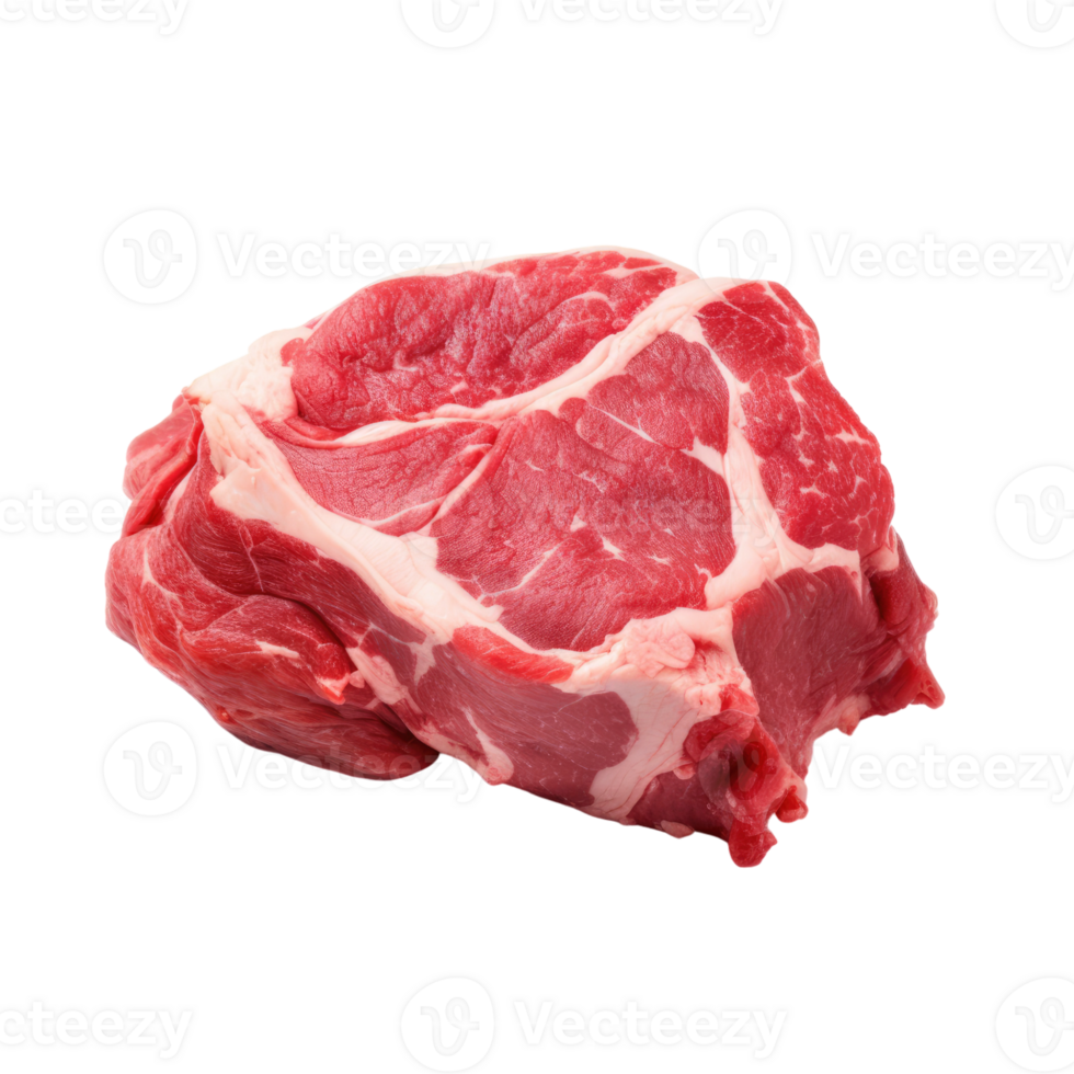 Tasty and delicious meat piece on transparent background png