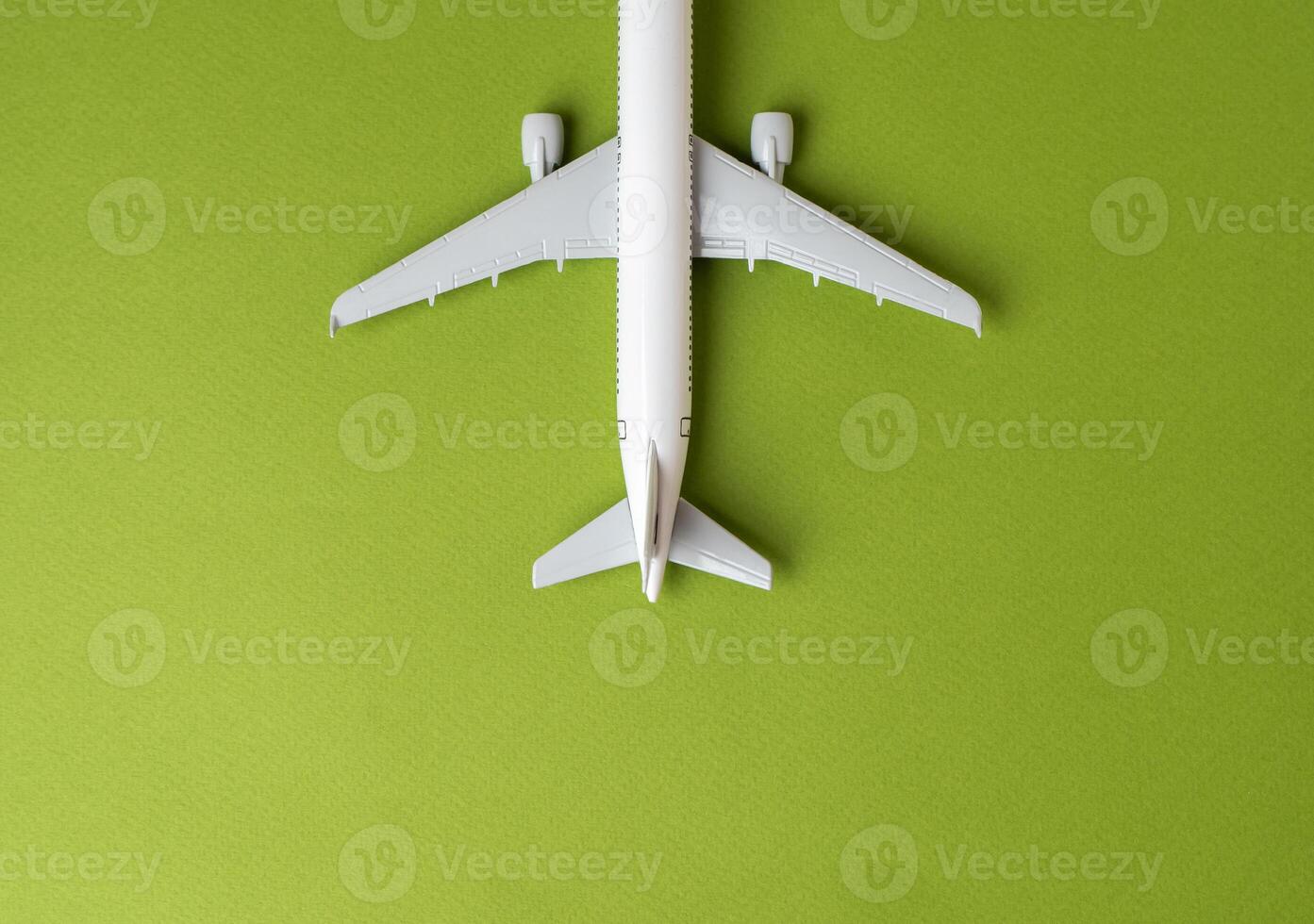 Airplane top view of the tail. Arrival and departure. Business and tourism. Airline. Booking flight tickets. Ecology and success concept. photo