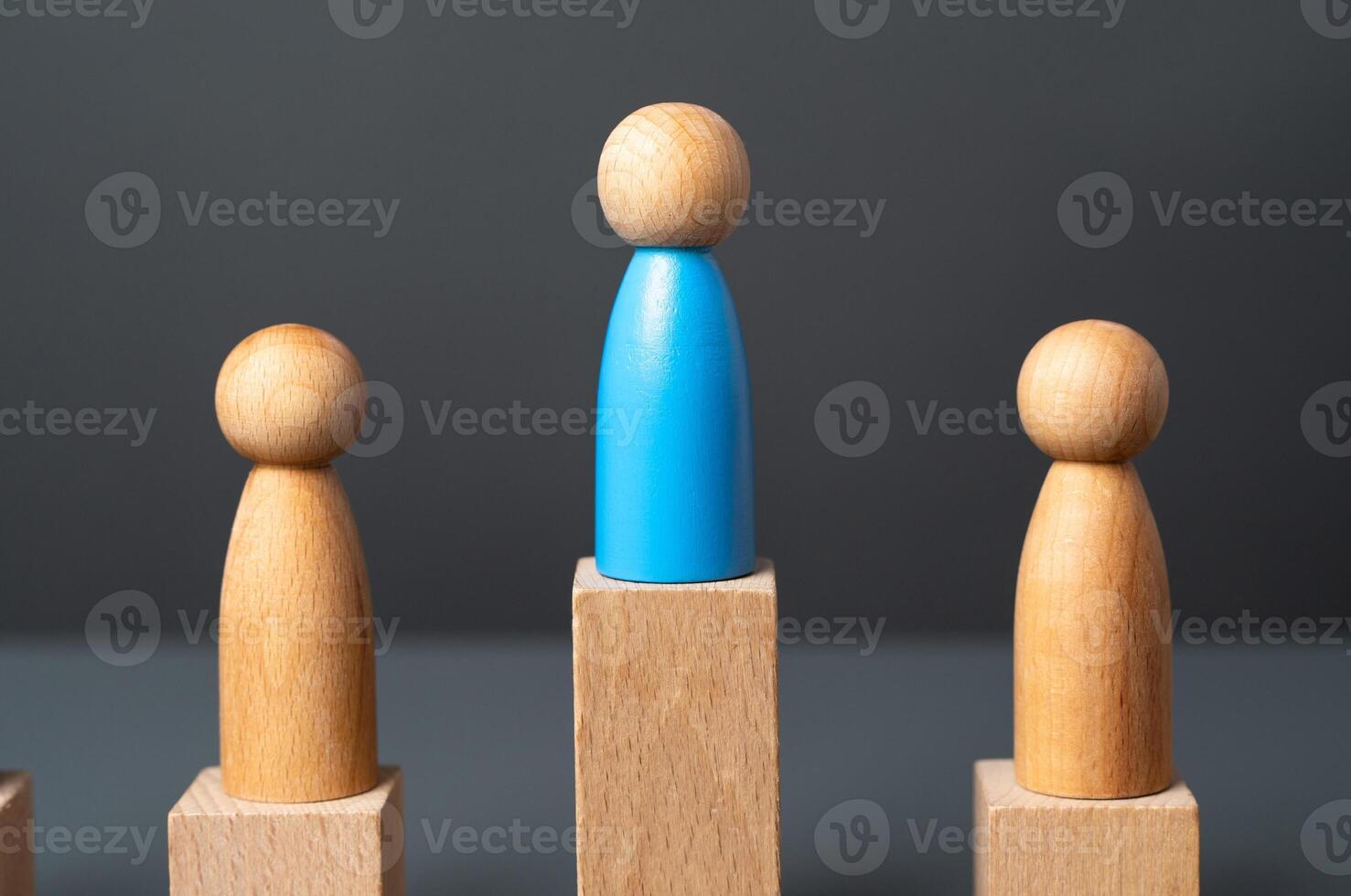 Achieve more. Succeed in your career and business. Leadership skills. High performance. Select an employee for higher post. Career advancement and social lift. Present an employee with a promotion. photo