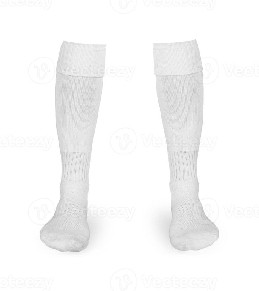 Socks Front View on white background photo