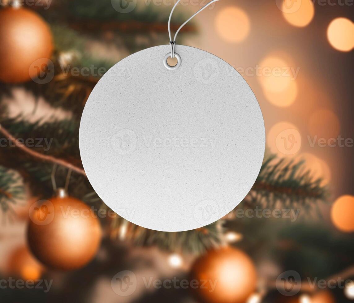 Christmas tree decoration photo