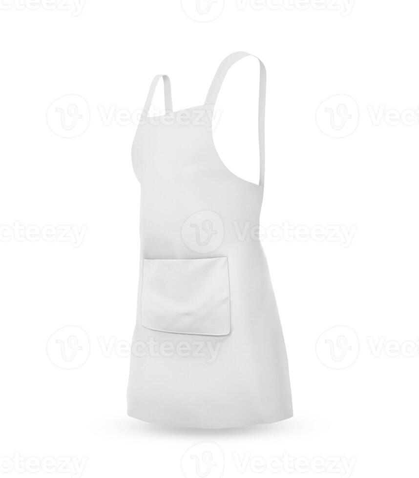 apron on white background photo