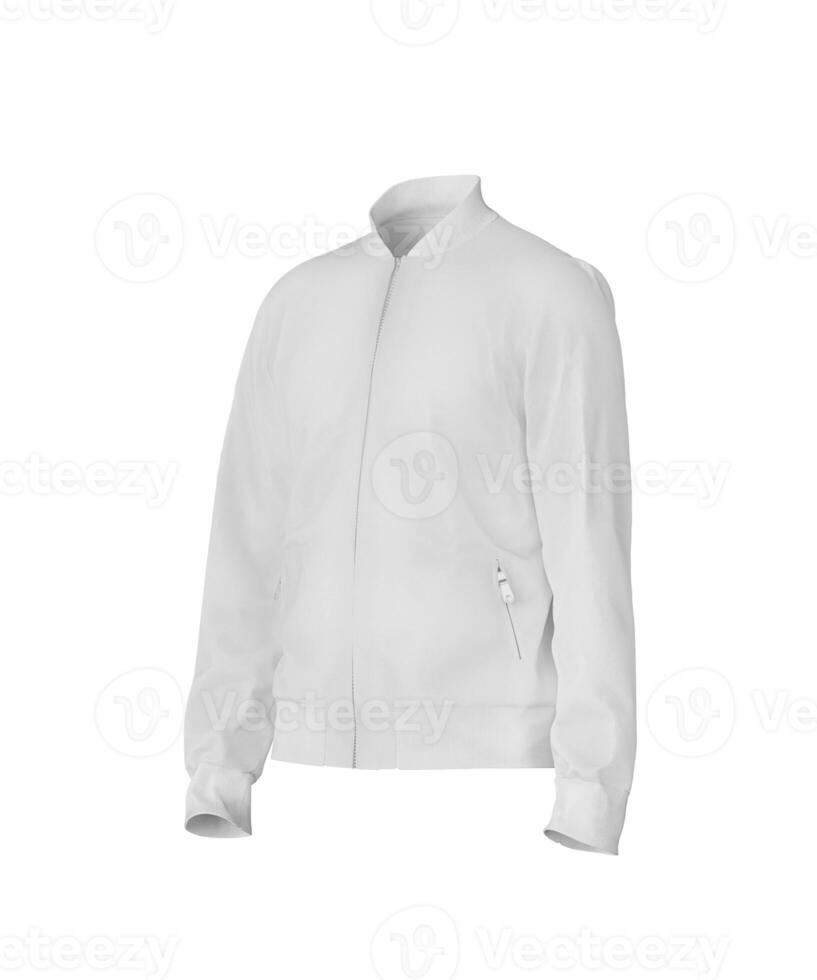 Jacket Half Side View on white background photo