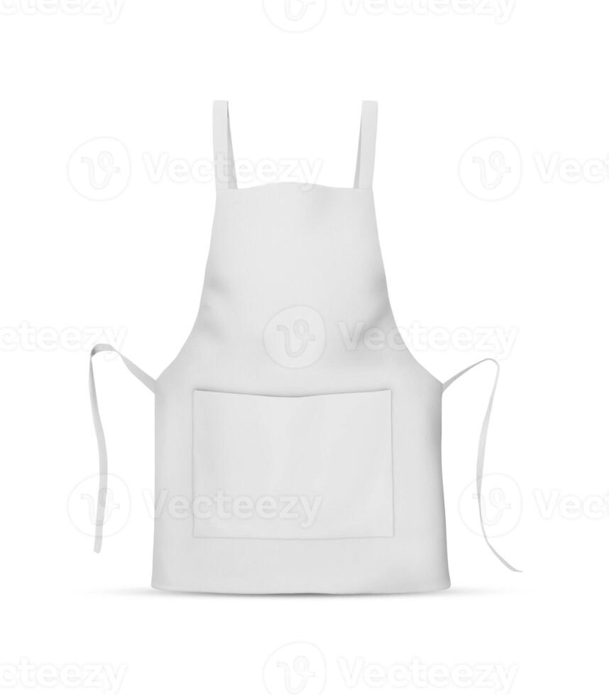 apron on white background photo