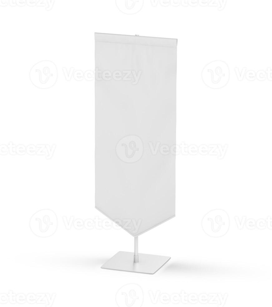 vertical flag on white background photo