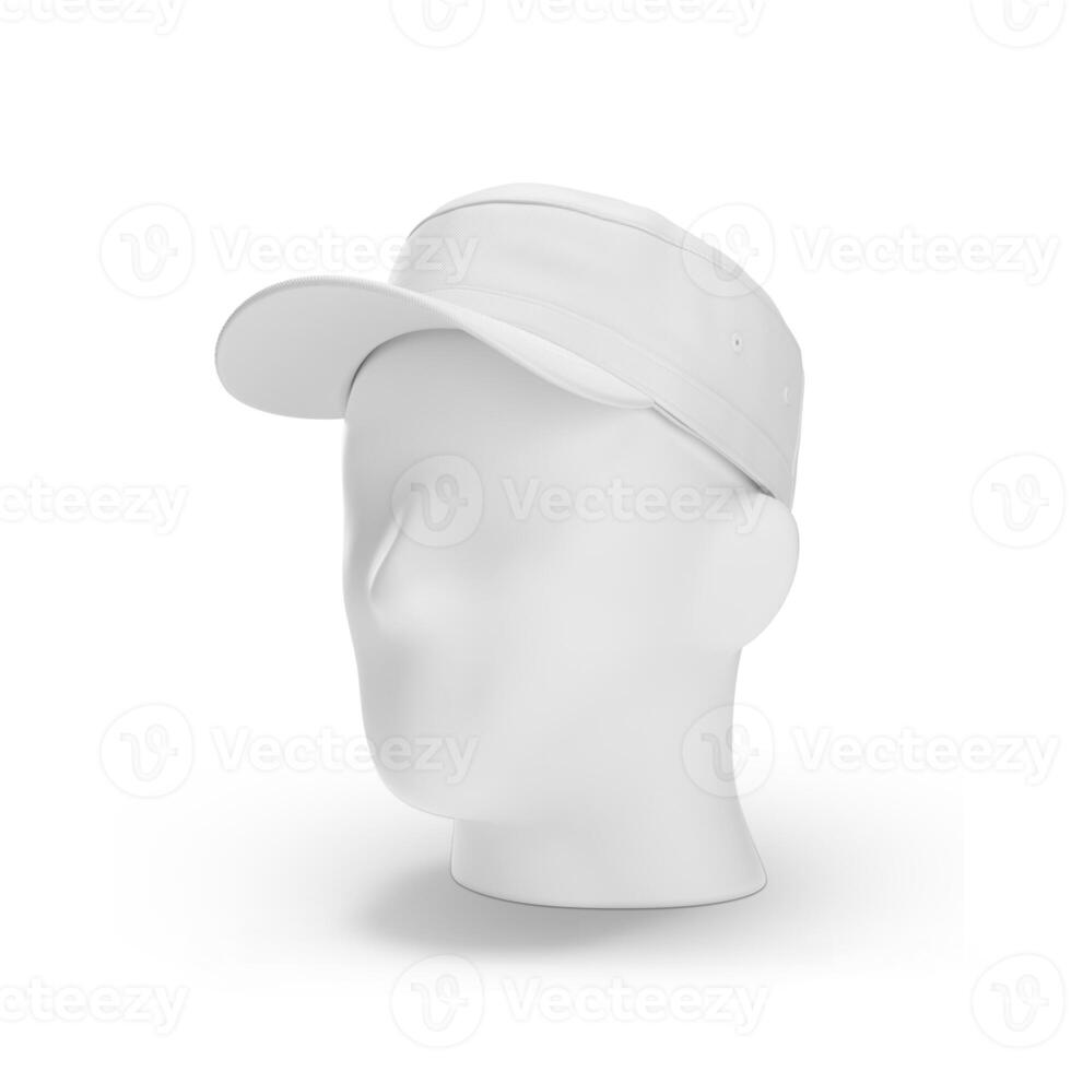 Cap on white background photo