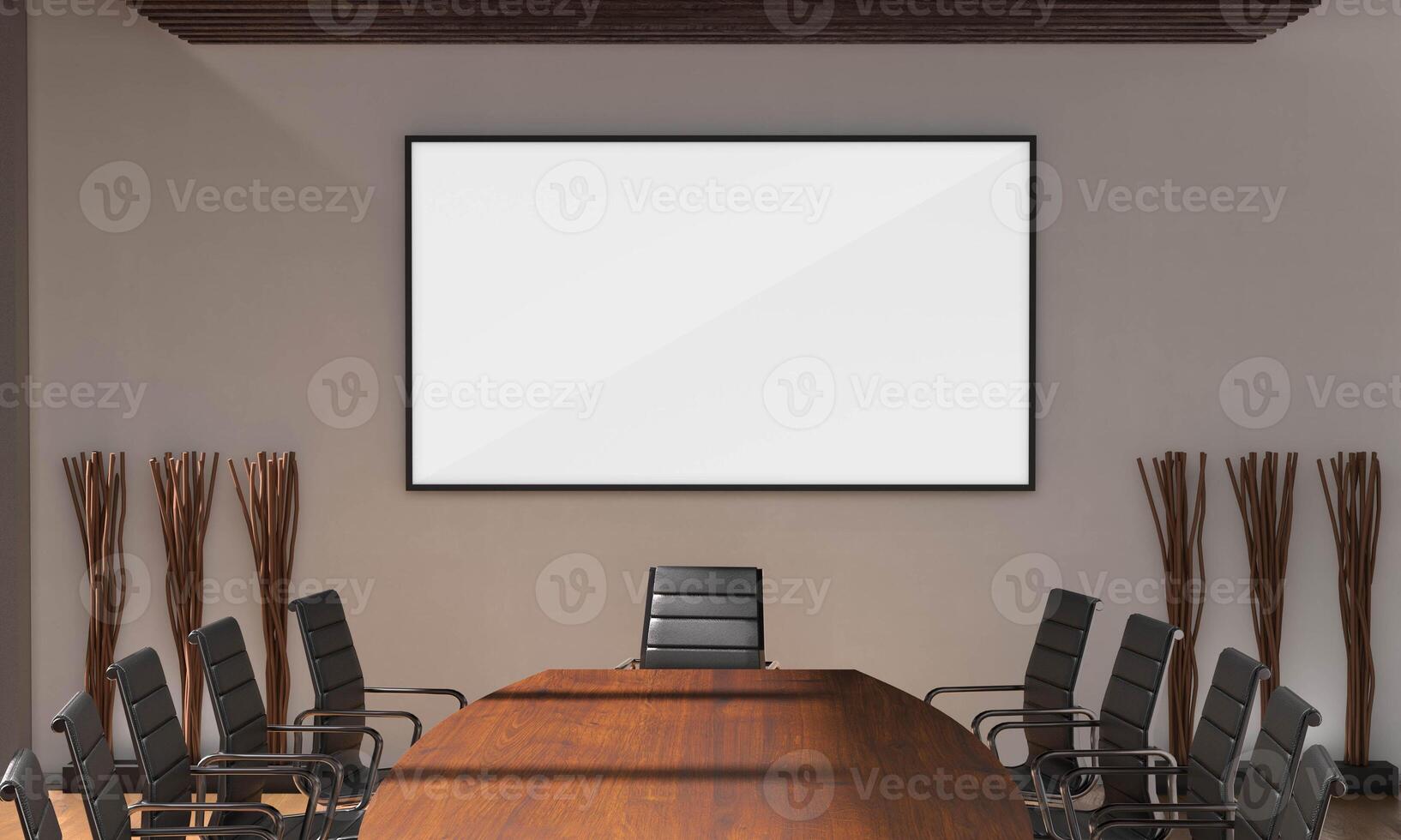 Screen in a meeting room photo