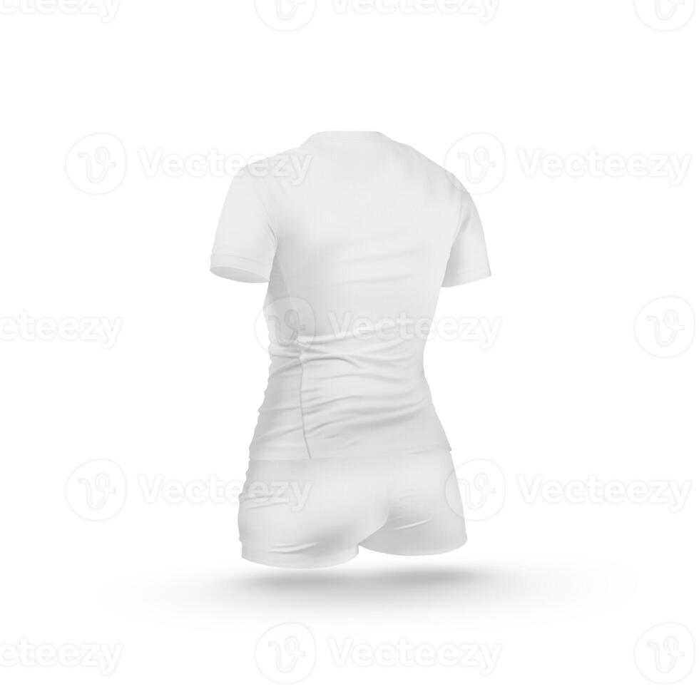 Uniform volleyball on white background photo