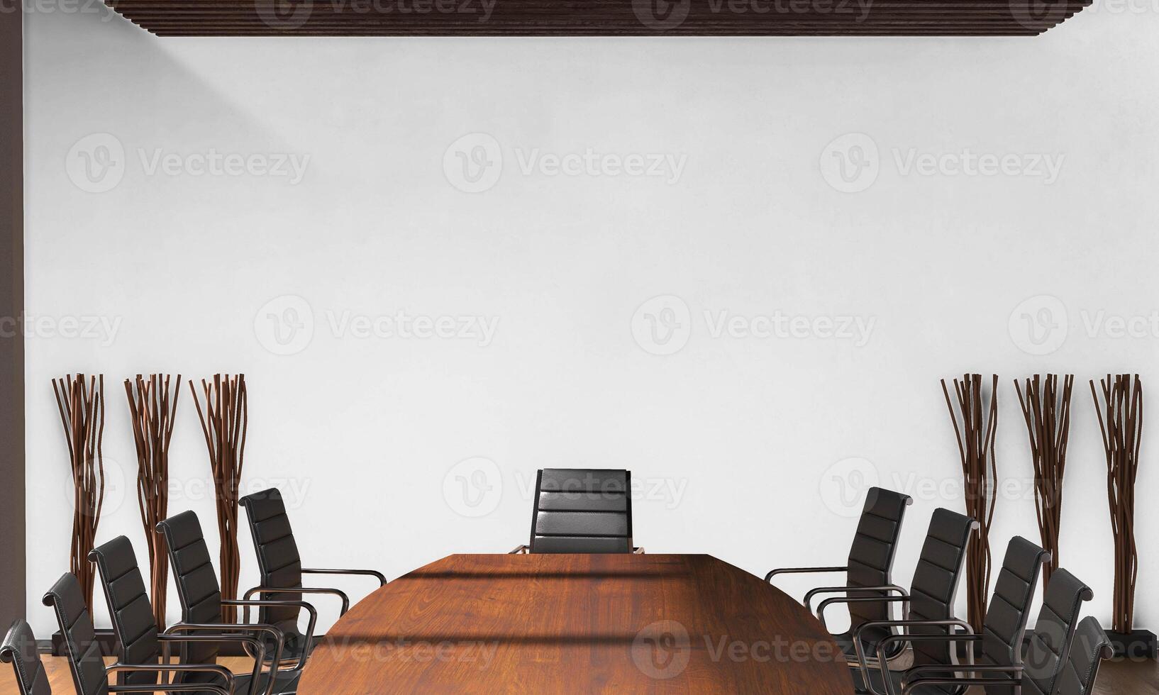 Wall Mockup in meeting room photo