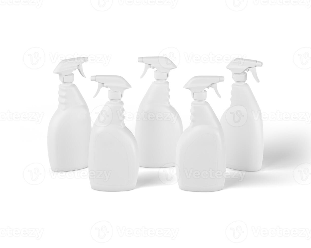 Bottles Cleaners Mockup photo