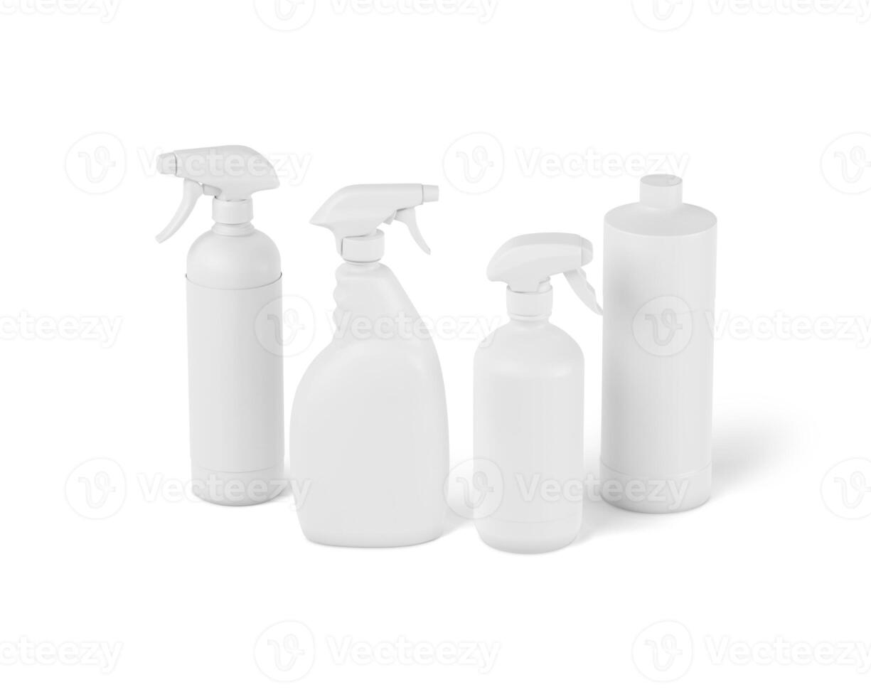 Bottles Cleaners Mockup photo