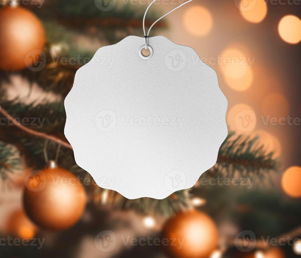 Christmas tree decoration photo