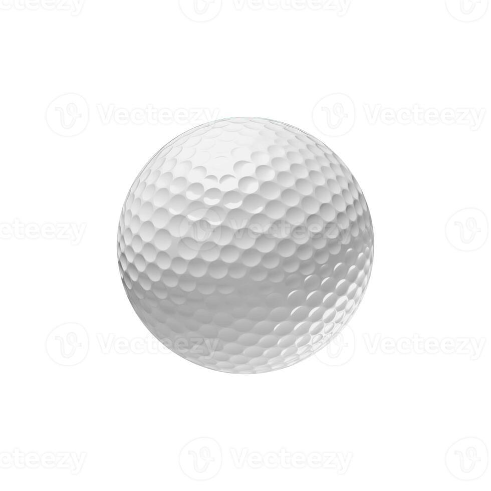 golf ball on white background photo