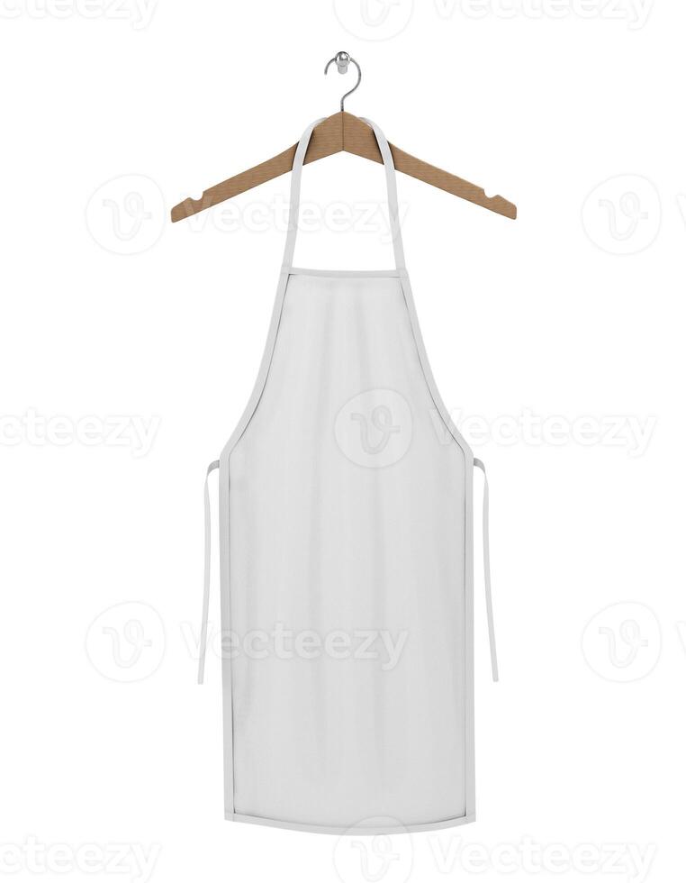 apron on white background photo
