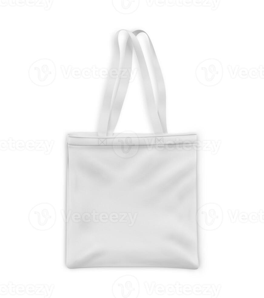 Tote Bag on white background photo