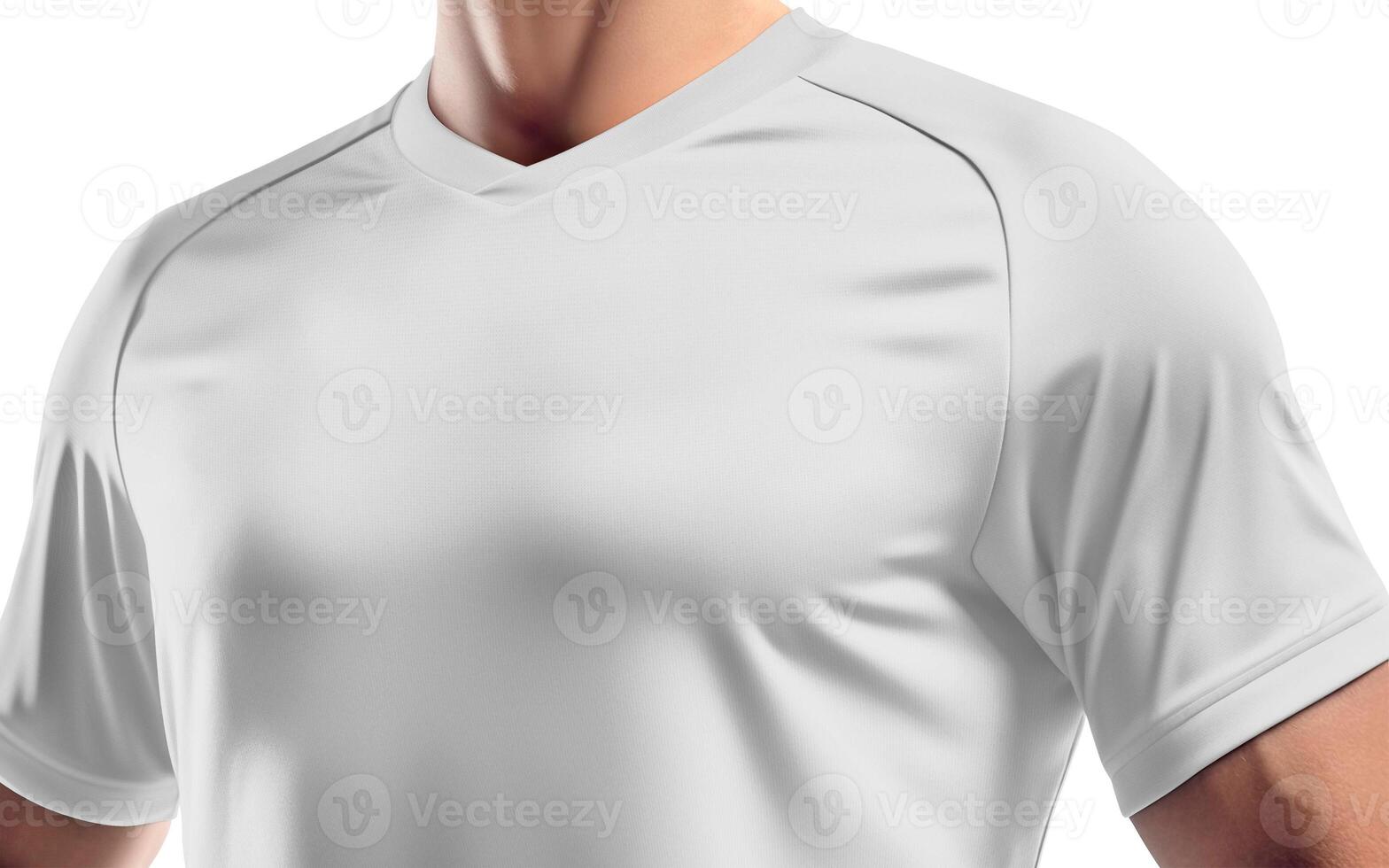 Man t-shirt on white background photo