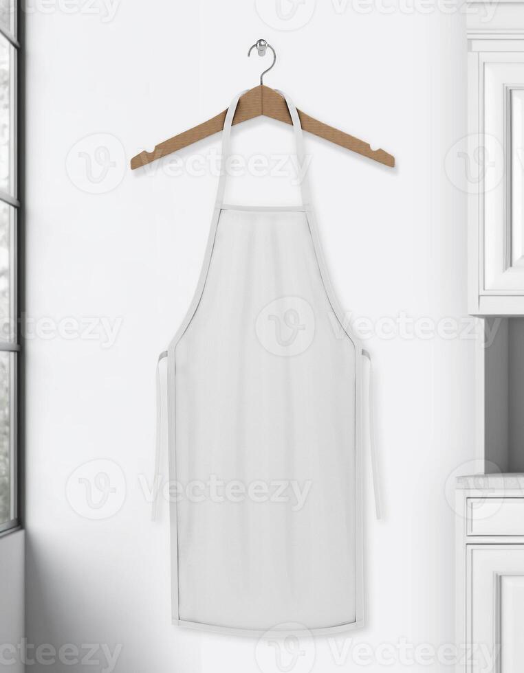 apron on white background photo
