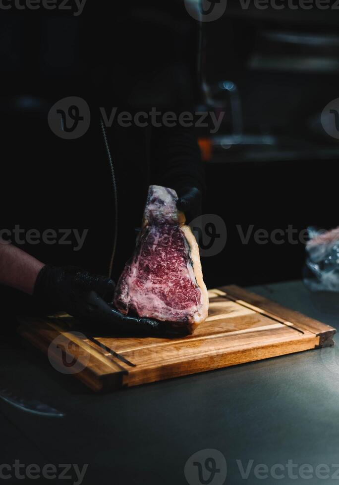 Argentine entrecote of the best quality photo