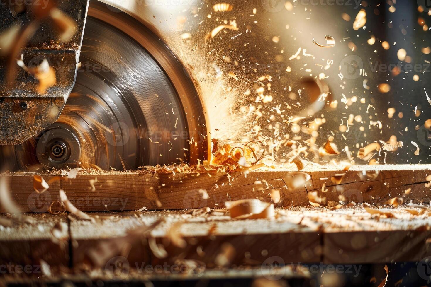 Person Using Grinder on Wood photo
