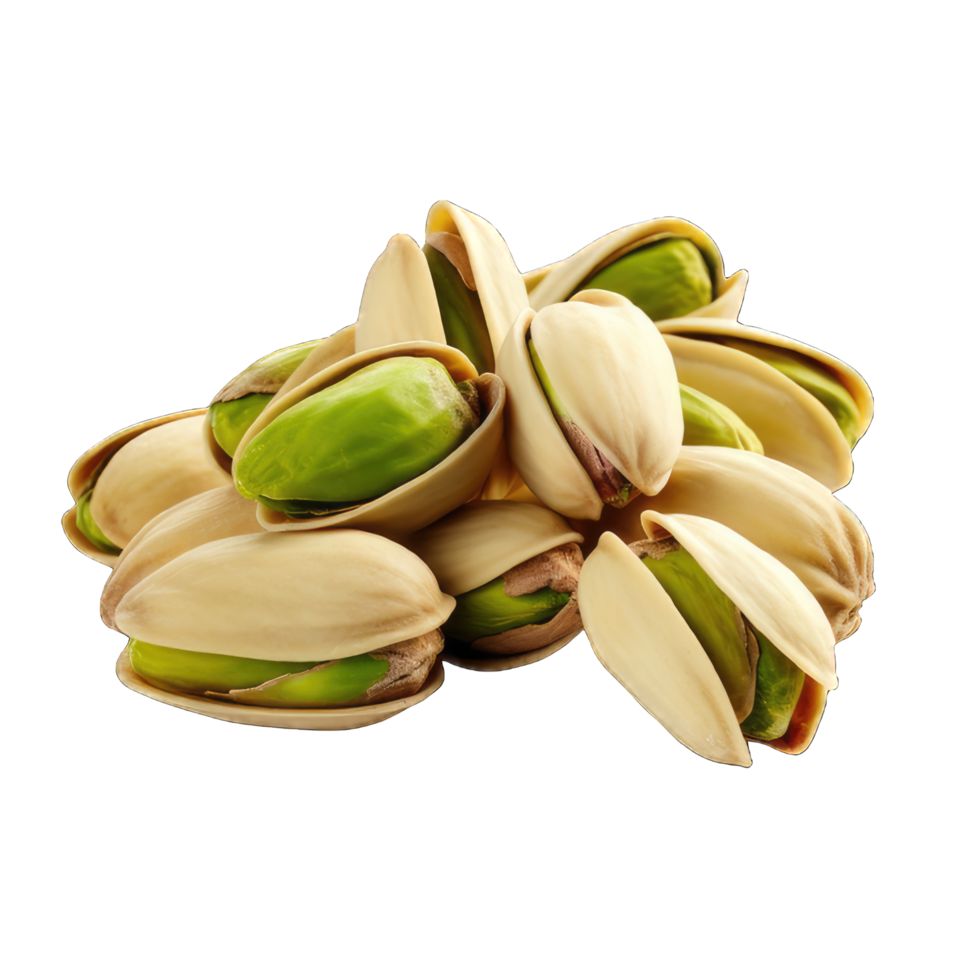 Pistachios isolated on Transparent background. png