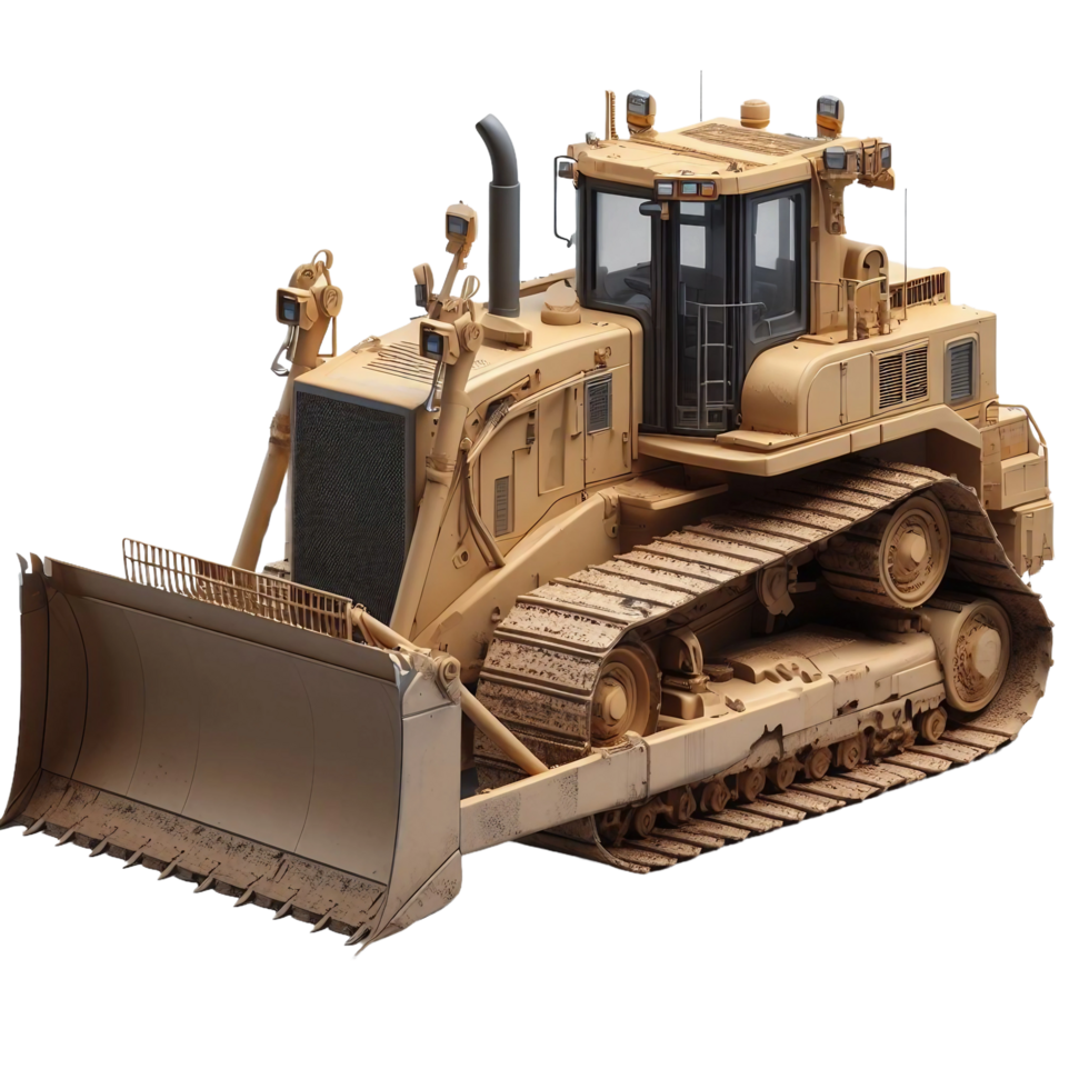 a bulldozer on transparent background png