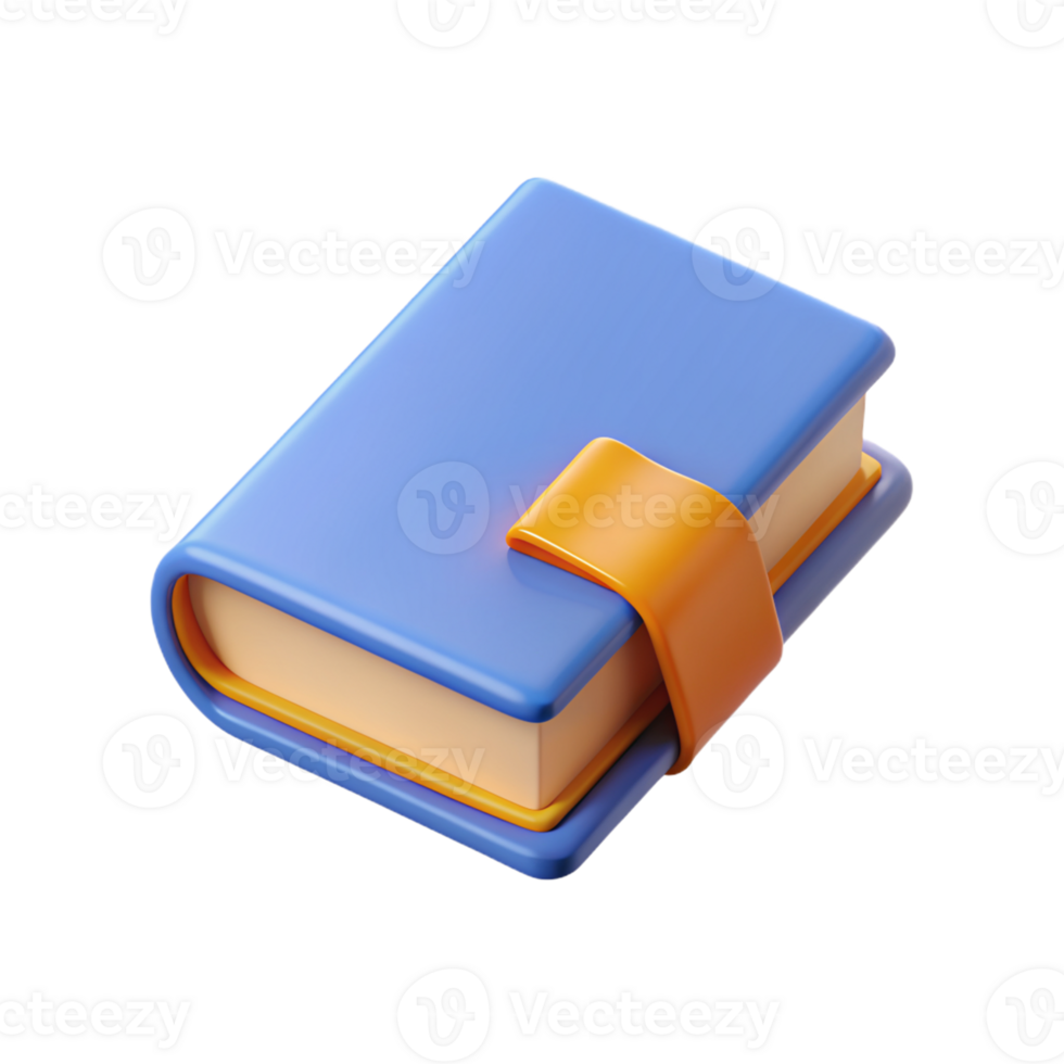 3D Illustrated Book Icon png
