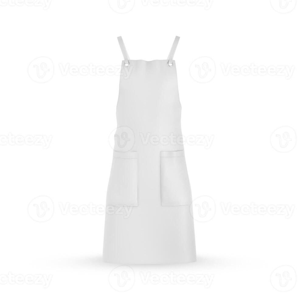 Apron on white background photo