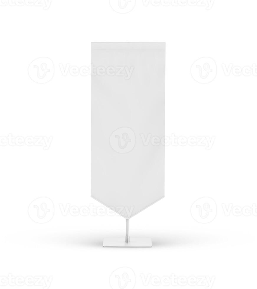 vertical flag on white background photo