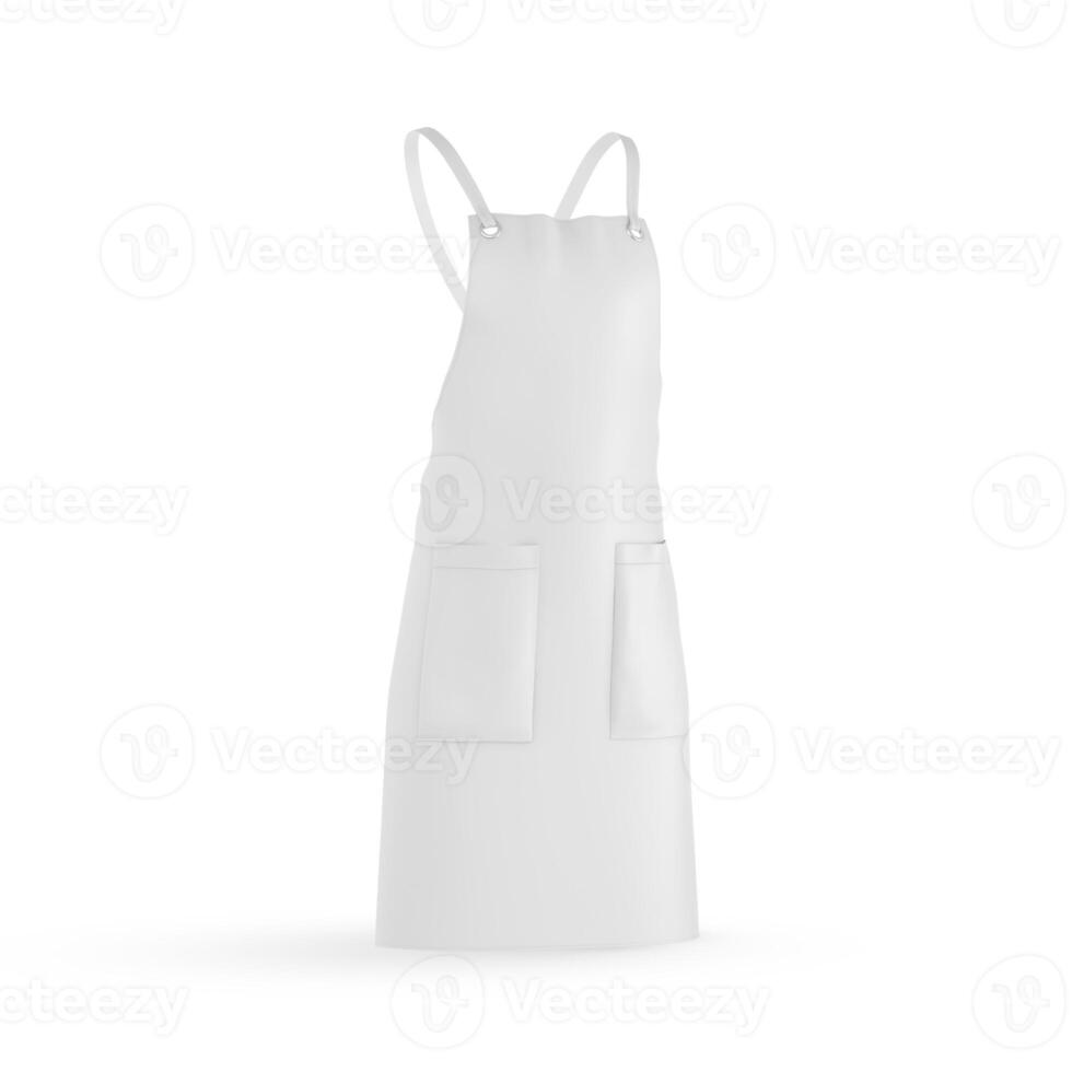 Apron on white background photo