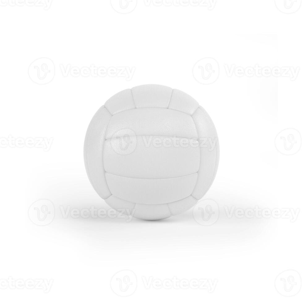 vóleibol pelota en blanco antecedentes foto